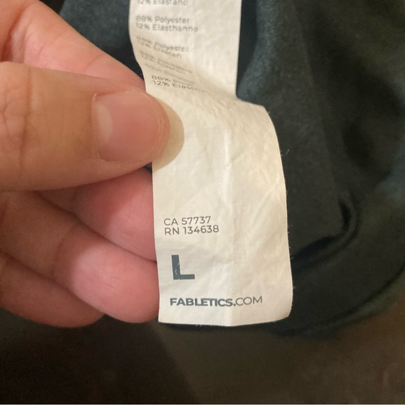 Fabletics Women’s Cloud Jersey Cropped Hoodie Everpine Heather Green Size Large - Picture 8 of 8